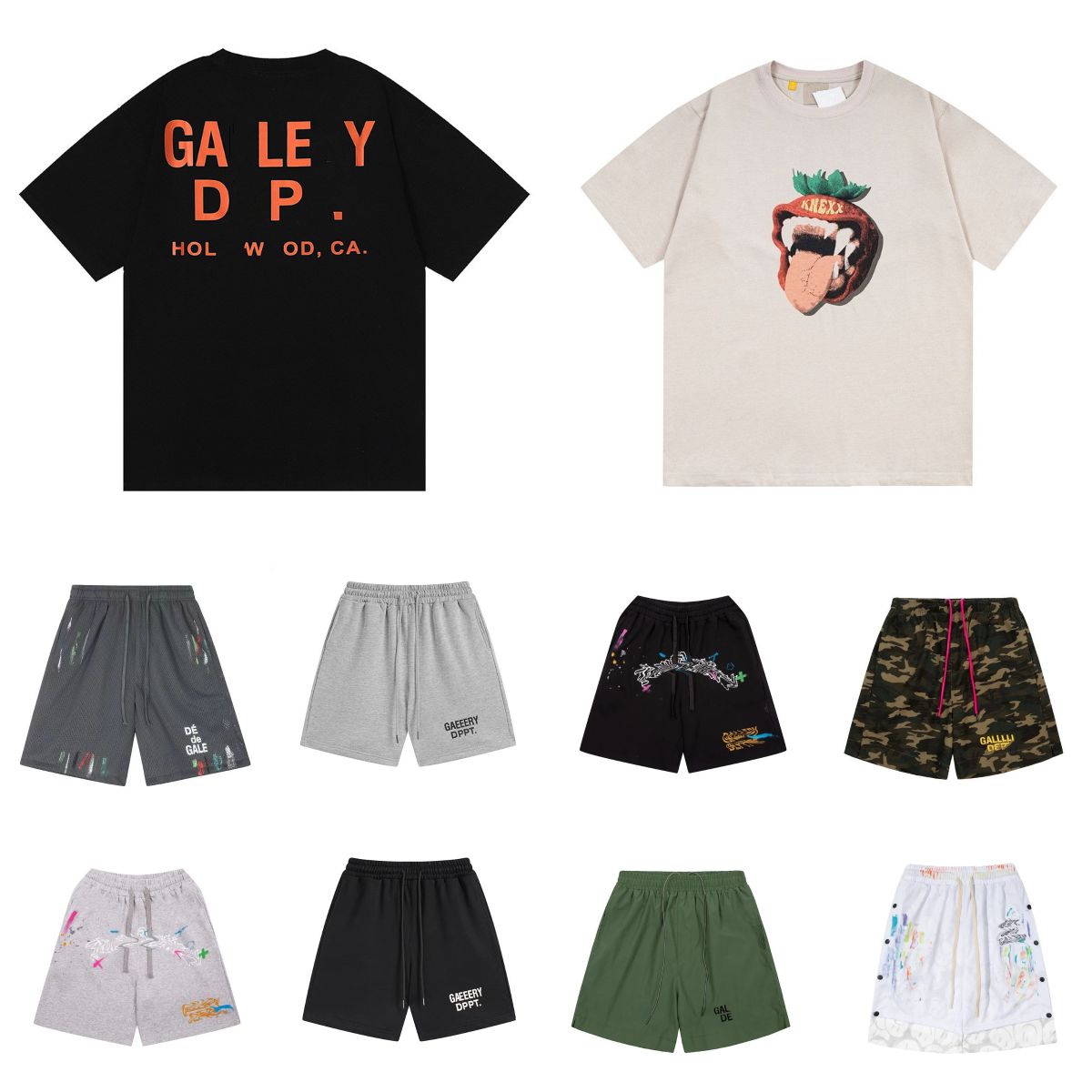 Mens Shorts Designer tee shorts Tracksuits Designer T Shirt Embroidery Printing Letter Summer Fashion Cotton Cord Breathable Tshirt shirts lovers same clothing