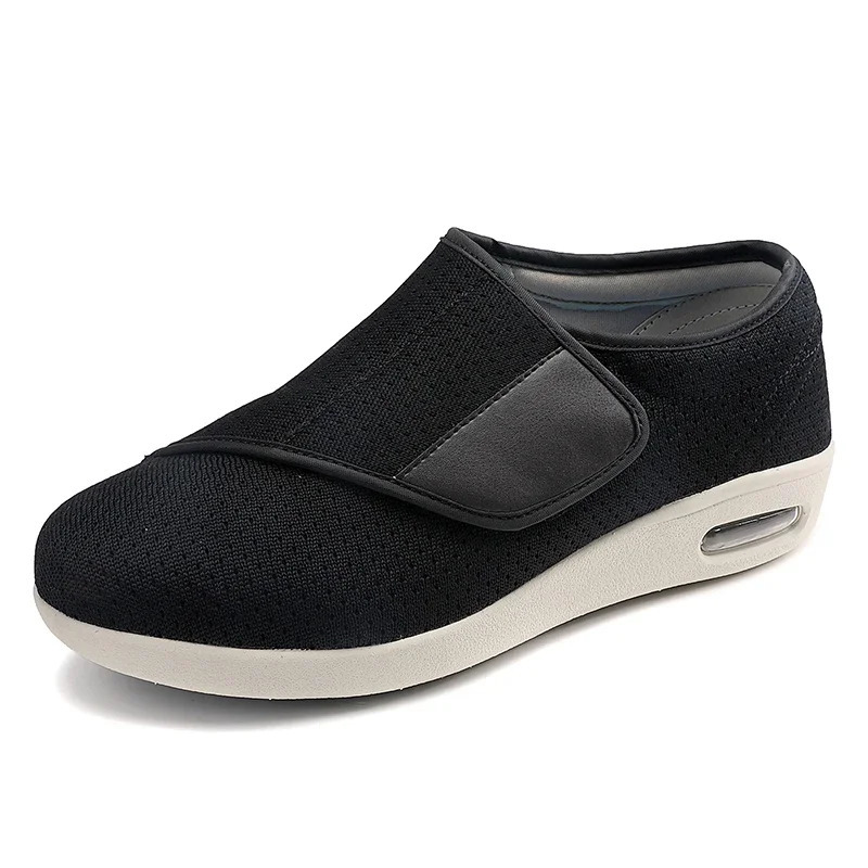 Men Orthopedics Wide Feet Swollen Walking Casual Shoes Thumb Eversion Adjusting Soft Comfortable Diabetic Man Shoes Big Size 240611