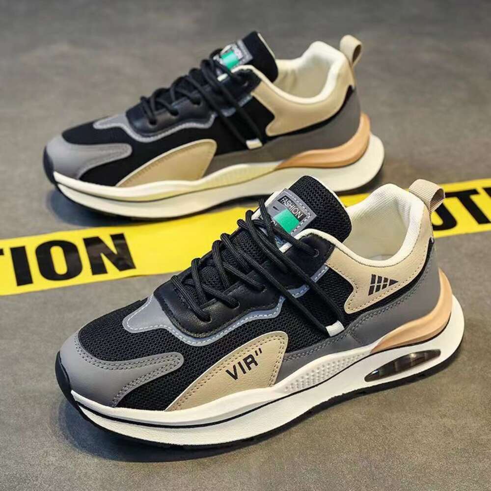 Ddmyoutdoor New Mesh Breathable Casual Shoes Korean Style Fashion Sneakers Lightweight Running Shoes Men Suitable For Travel F