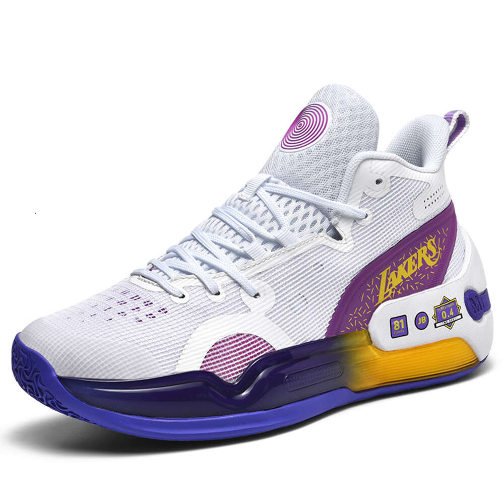 Factory latest design good quality solid sole sneaker high cut basketball shoes