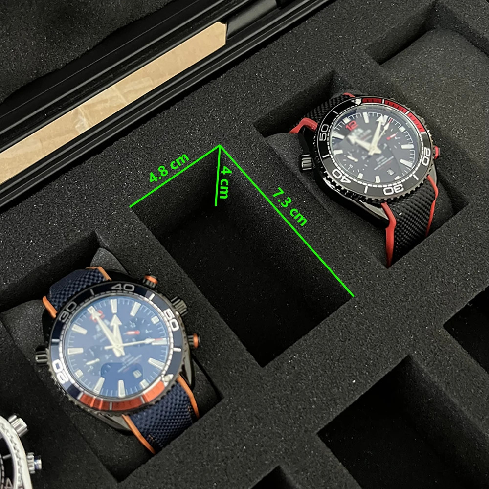 15 Slot Plastic Watch Case Portable Waterproof Watch Case Is Used To Store Watches Tool Box 240531