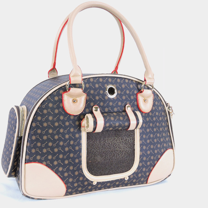 High quality unisex pet for both men and women go out for cats and dogs take out portable bags dog backpacks VIP Teddy PU travel bags suitcases backpa