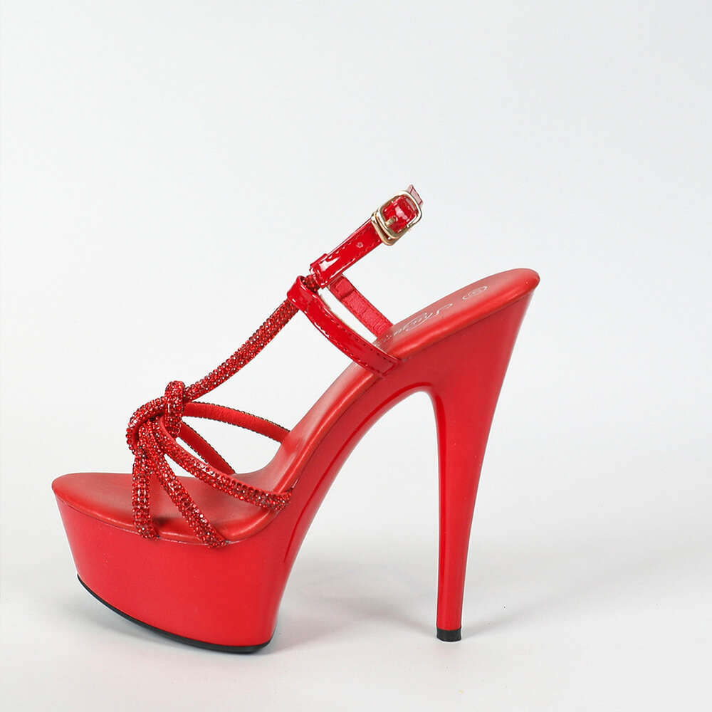 Music Festival Crystal Fine Car Model Water Diamond Nightclub Heel Shoes Heaven High Lfd-8661-B5