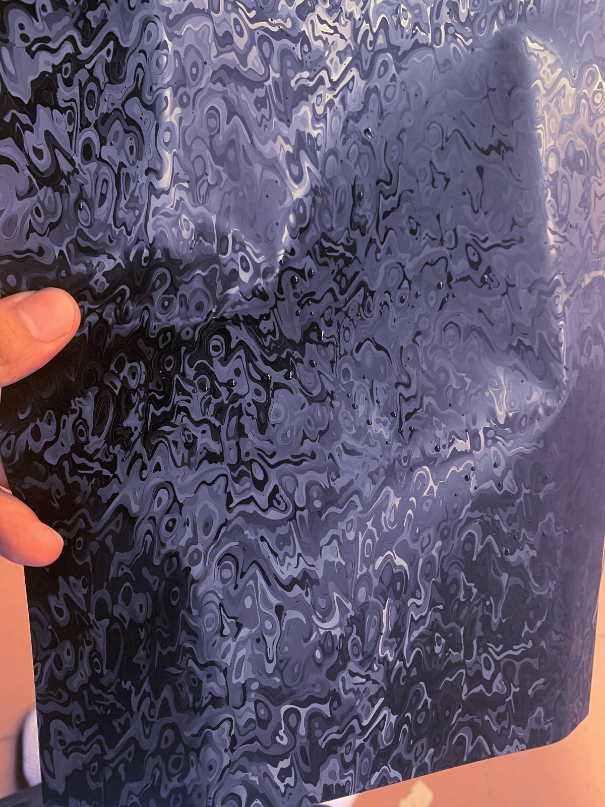 New PET HD Black Ghost Carbon Vinyl Car Wrap Covering Film Sticker With Air Release Like 3M Quality Initial Low Tack Glue 1.52x18m 5x59ft