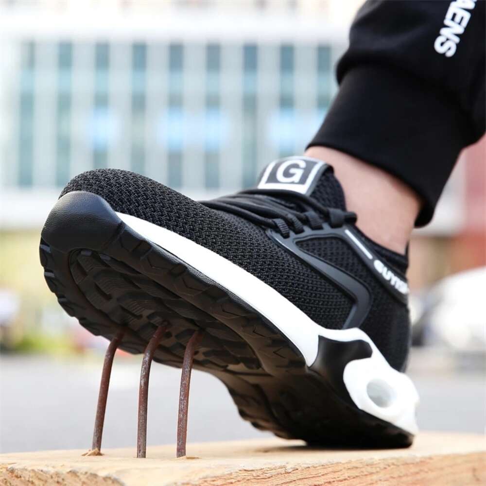 Men Women Work Steel Toe Boots European Standard Anti-smash Anti-puncture Sport Safety Shoes