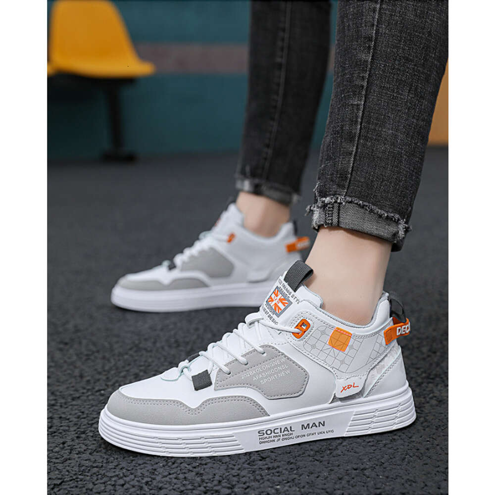 Factory Wholesale High Top Custom Brand Outdoor Leisure Sports Men's Shoes