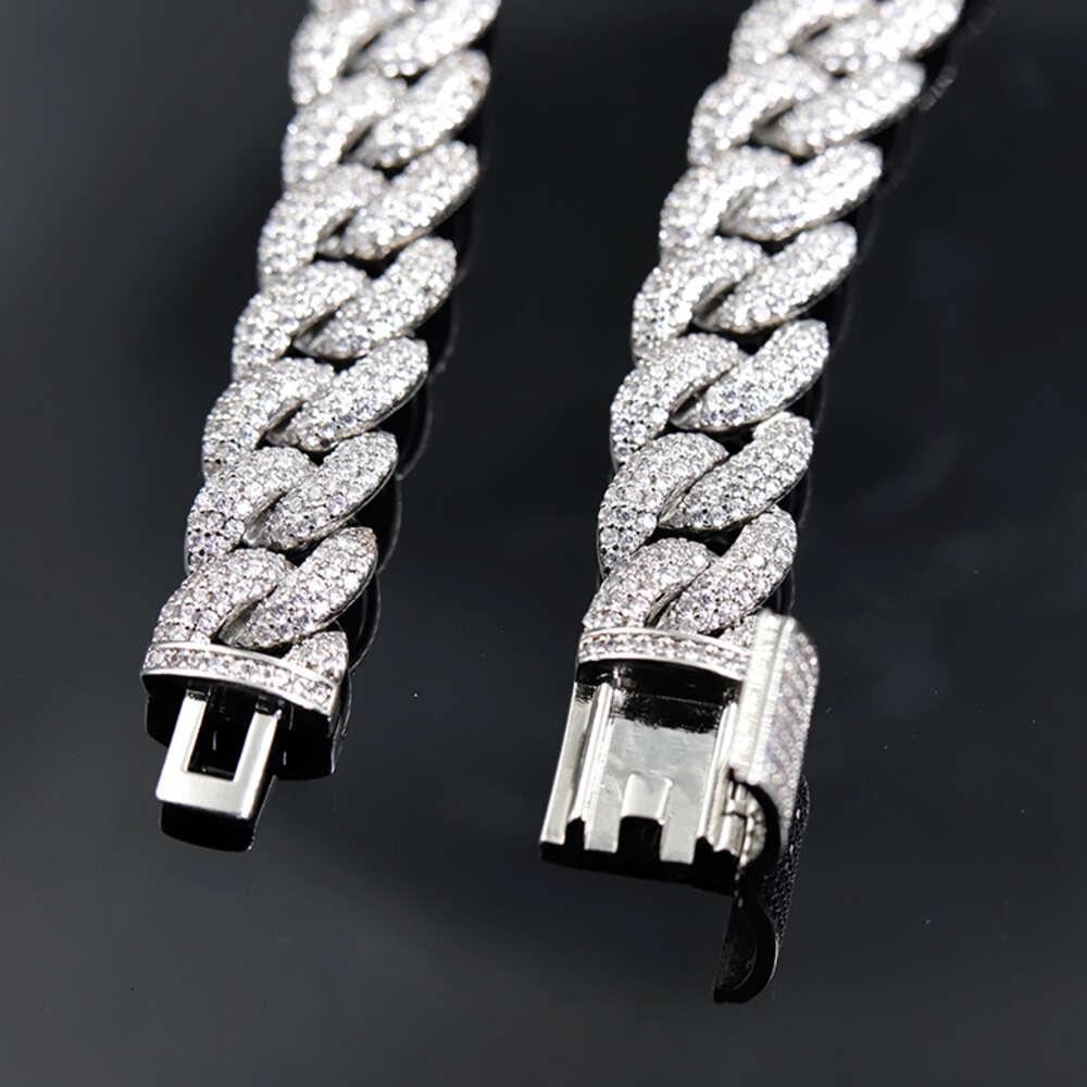 Miami West Coast Copper 13mm Hip Hop Cuban Link Chain Cz Diamond Iced Out Chain
