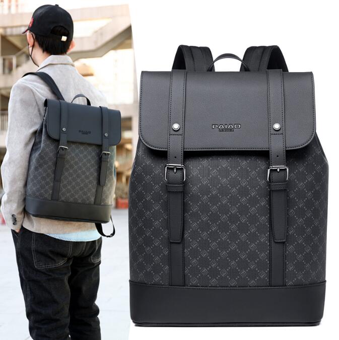 Backpack Style pu leather Designer Backpack Luxury Designer Backpack Womens and mens Travel backpack classic printed coated canvas parquet leather backpack