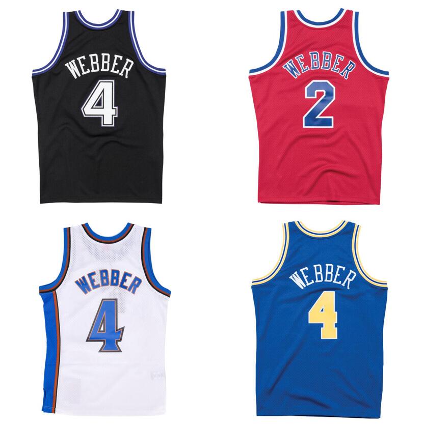Chris Webber stitched Basketball Jerseys 1993-94 95-96 98-99 00-01 white MN Hardwoods classic retro jersey Men youth women S-6XL
