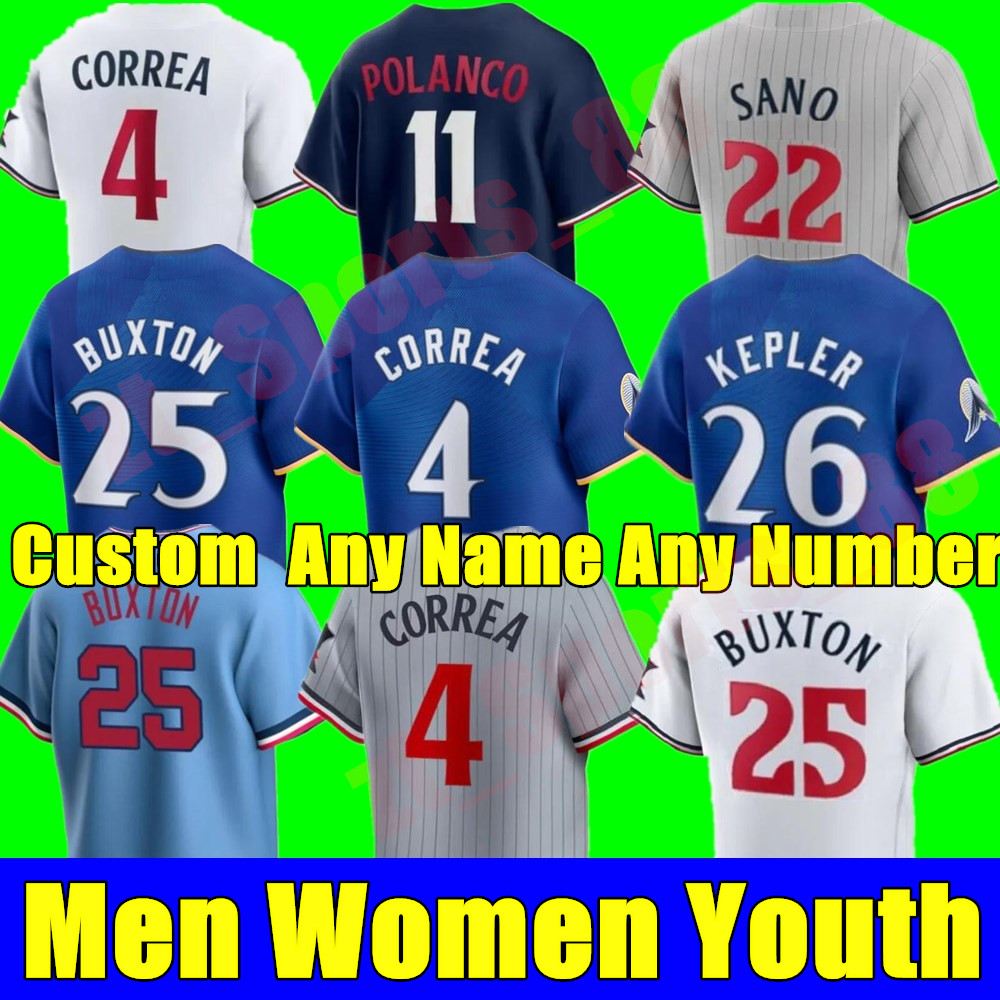 2024 city connect Byron Buxton Jerseys Max Kepler Minnesota Jorge Polanco Twins Luis Arraez Jorge Lopez Jhoan Duran Carlos Correa Joe Ryan Nick Gordon Miguel Sano
