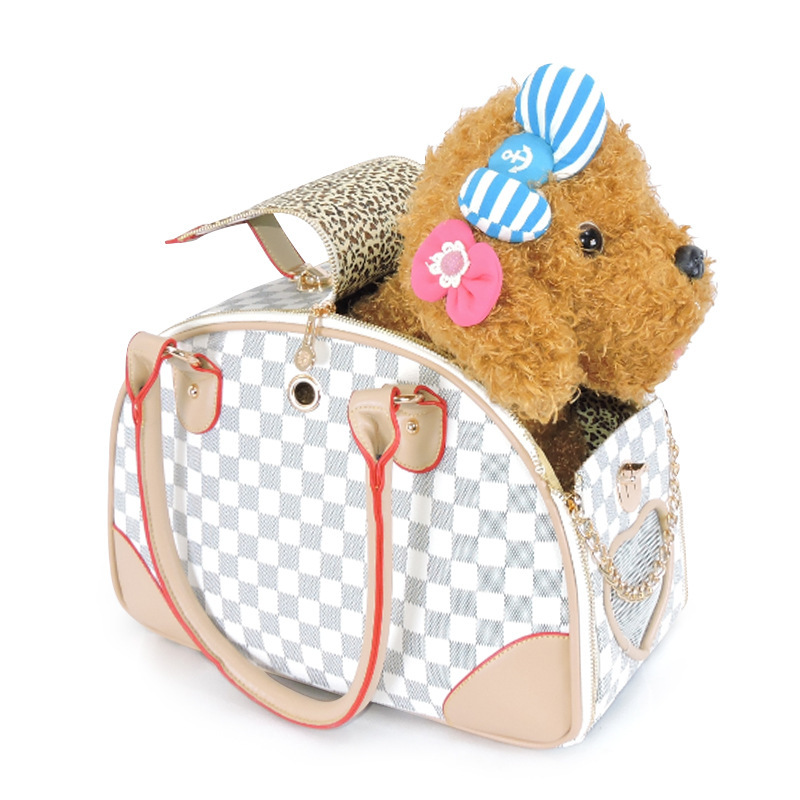 High quality unisex pet for both men and women go out for cats and dogs take out portable bags dog backpacks VIP Teddy PU travel bags suitcases backpa