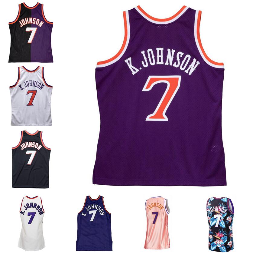 Kevin Johnson stitched Basketball Jerseys 1989-90 96-97 MN Hardwoods classic retro jersey Men youth women S-6XL