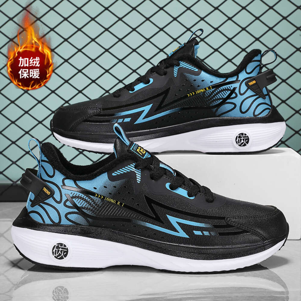 Wholesale high quality men's winter Winter plush cushion breathable Lightweight sports running shoes