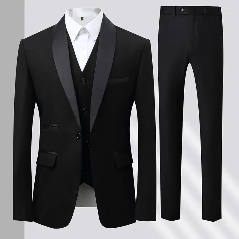 Party Dresses JHCY46 Business Casual Professional Formal Wedding Man Suit