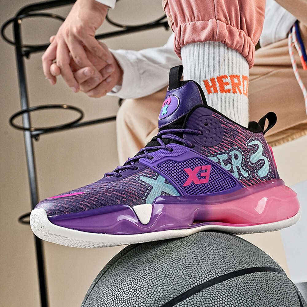 Top Quality Fashion Leisure Sports Running Comfortable Men Branded Basketball Shoes