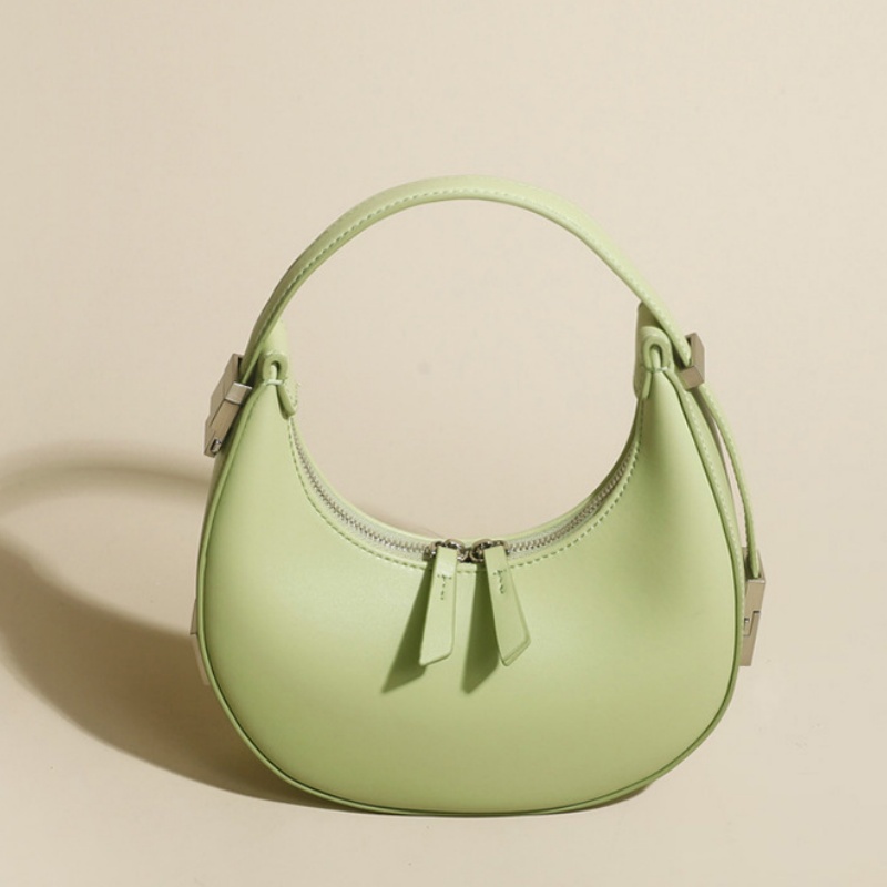 High end and niche design French underarm bag for women's new crescent solid color handbag Instagram versatile texture fashionable shoulder bag
