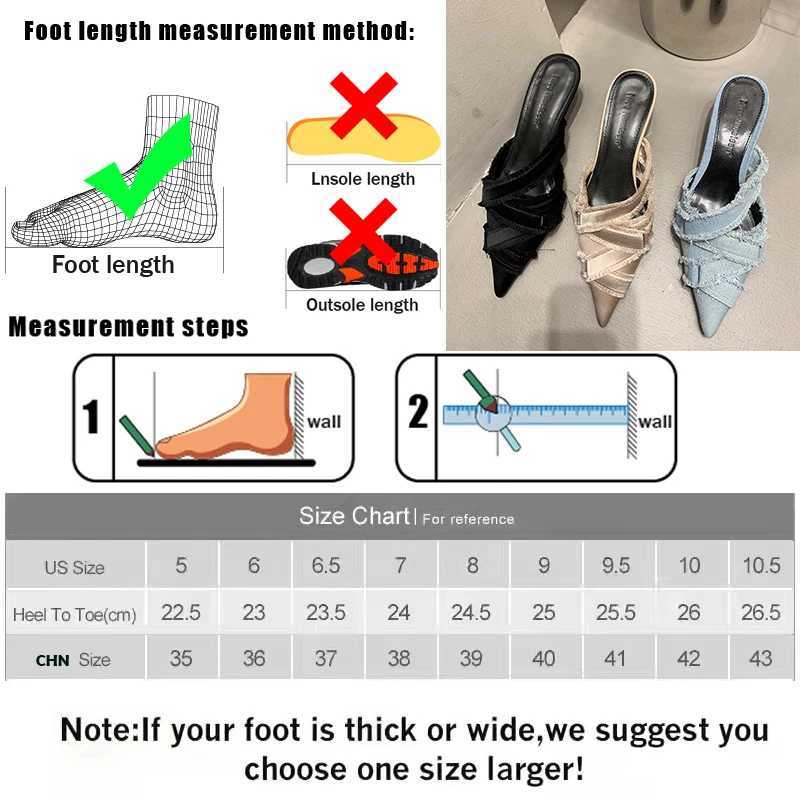 Slippers 2024 Women Mules Elegant Sandals Pumps Summer Female Shoes Low Heels New In Fashion Ladies Sandal Pointed Toe Slides FootwearL464