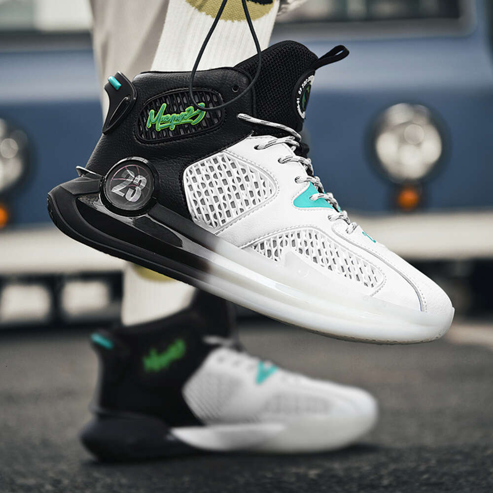 Fashion trend high top boots man comfortable sport basketball shoes
