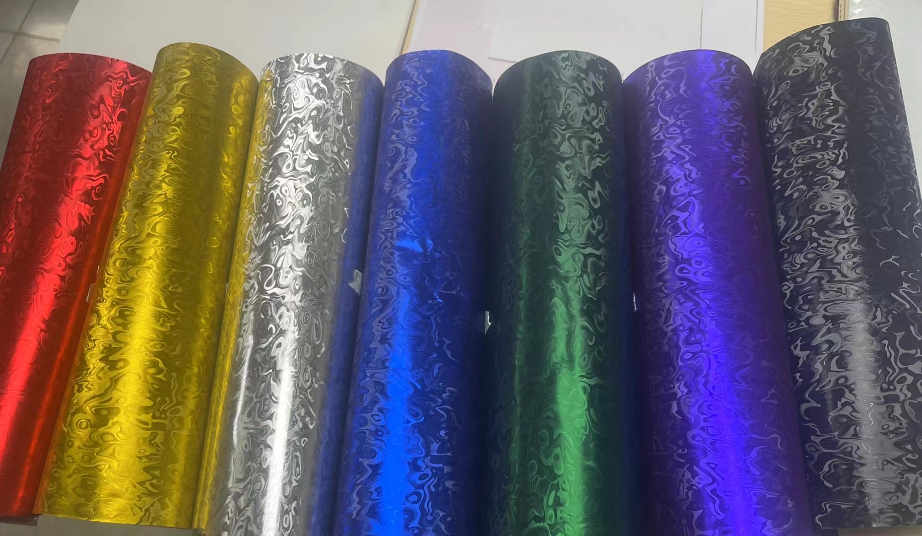 New PET HD Black Ghost Carbon Vinyl Car Wrap Covering Film Sticker With Air Release Like 3M Quality Initial Low Tack Glue 1.52x18m 5x59ft