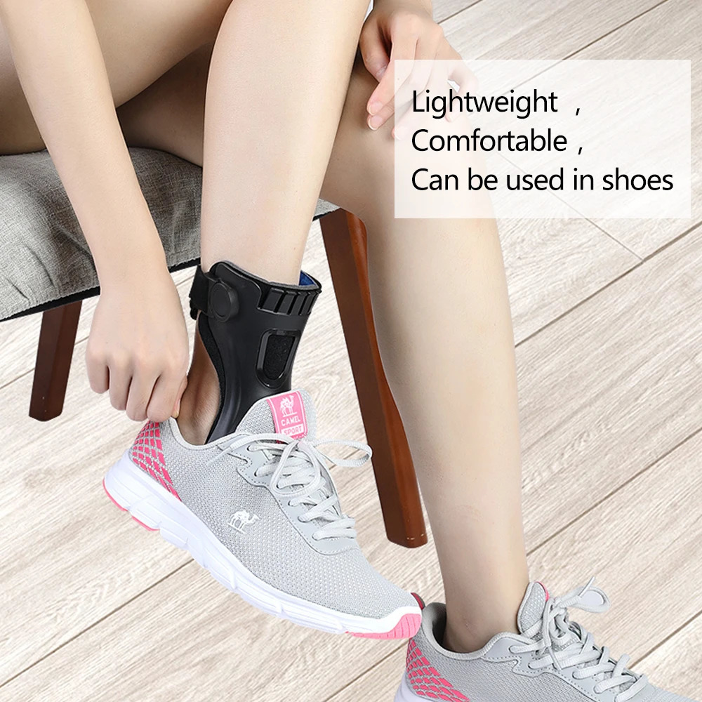 Drop Foot Brace Orthosis Ankle Support With Inflatable Airbag for Hemiplegia Stroke Shoes Walking 240601