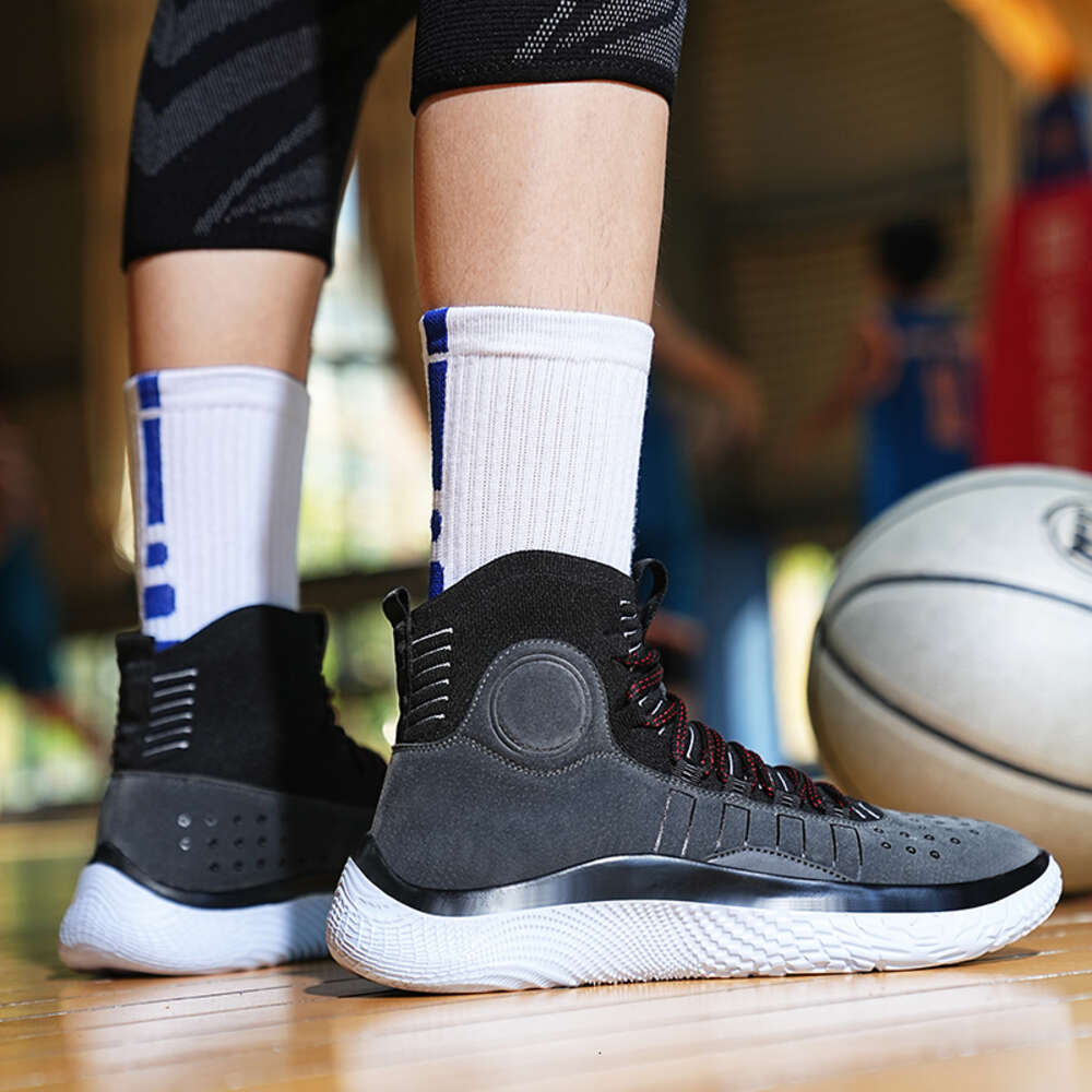 New Arrived 2023 Professional Quality High Top fly Woven Basketball Shoes