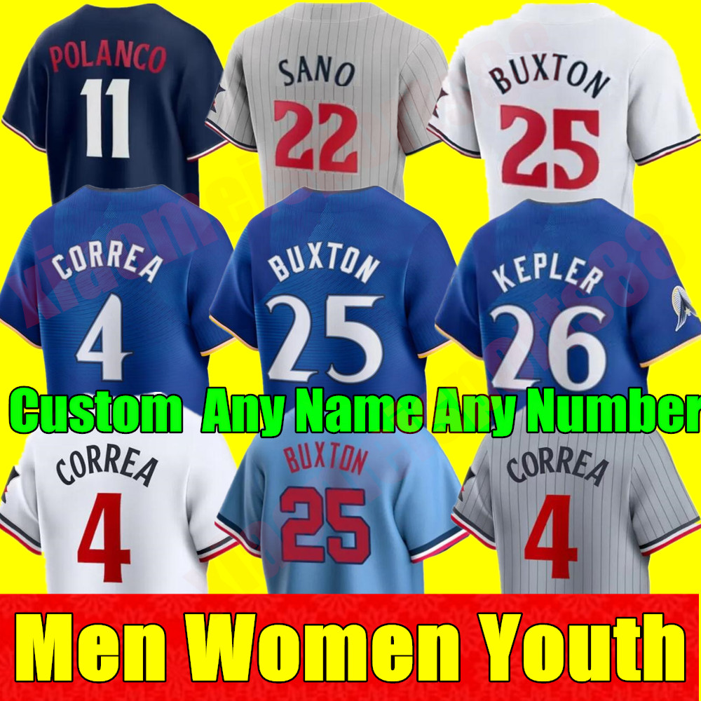 2024 city connect Lewis Baseball Jersey Byron Buxton Luis Arraez Miranda Carlos Correa MINNESOTA Max Kepler Sanchez Urshela GORDON JORGE POLANCO TWINS MIGUEL SANO