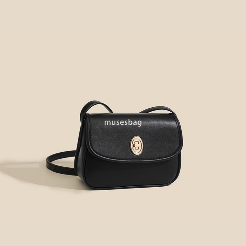 Soft leather niche design Emily saddle bag women's new retro texture versatile single shoulder crossbody bag designer bag