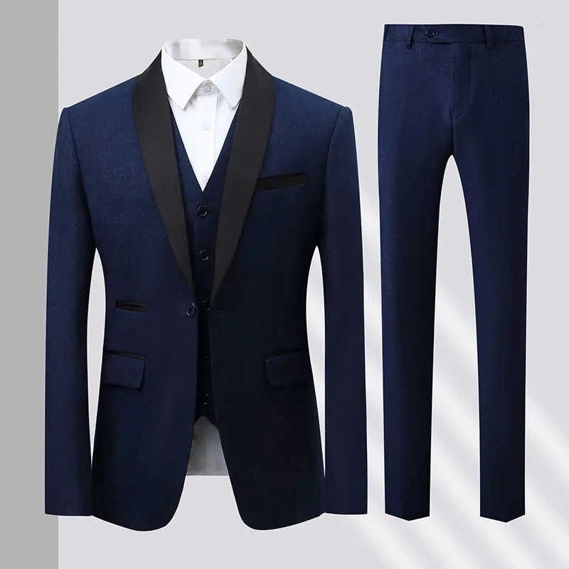 Party Dresses JHCY46 Business Casual Professional Formal Wedding Man Suit
