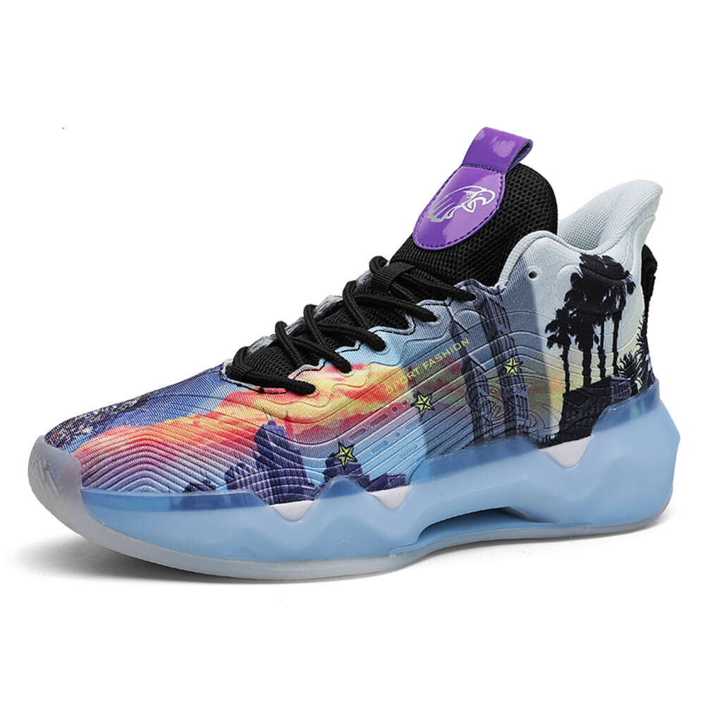 Latest Design Shock-Absorption Composite Sole sport shoes Professional Cool Hot Pink Basketball Sneakers