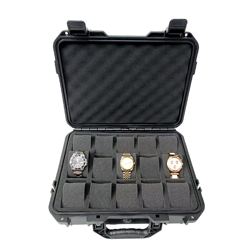 15 Slot Plastic Watch Case Portable Waterproof Watch Case Is Used To Store Watches Tool Box 240531