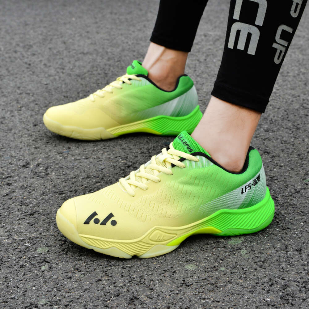 new design microfiber leather upper men's and women's sports tennis breathable non slip badminton shoes