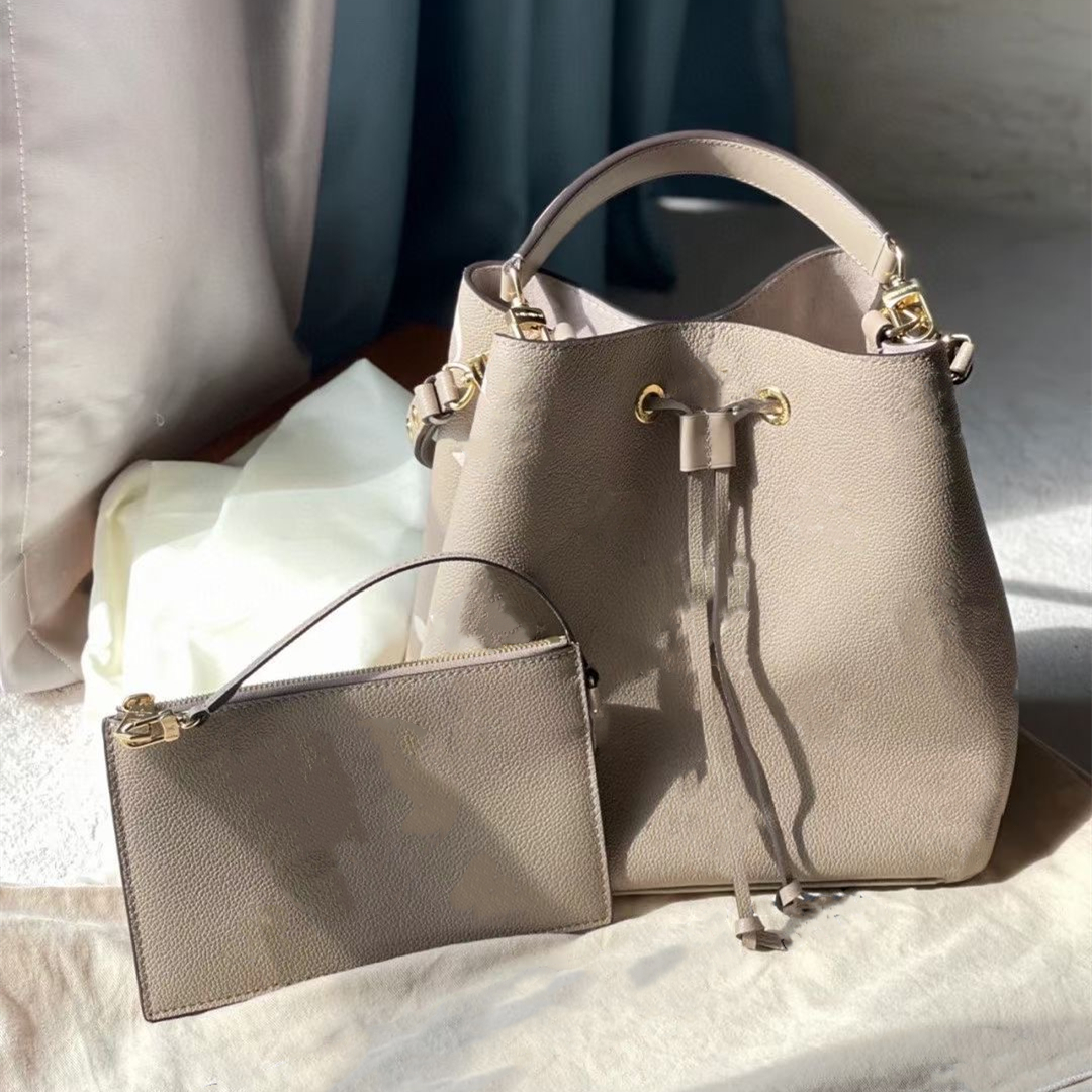 10A Top Quality Designer bags Womens Genuine Leather Shoulder bags embossing totes Handbag Purse Crossbody Bag bucket bag Handbags Tote bag Wallets with Box