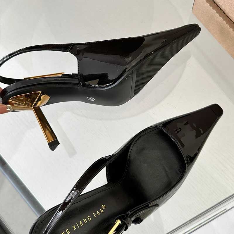2024 Sandals Dress Women Pumps Spring Fashion Pointed Toe Sgbac Female Footwear Summer Ladies Shallow Shoes High He
