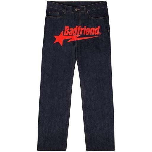 2023 Hip Hop Jeans Loose Straight Tube Micro Elastic Denim Spring and Autumn Pants Mens Youth Popular Pants 231220