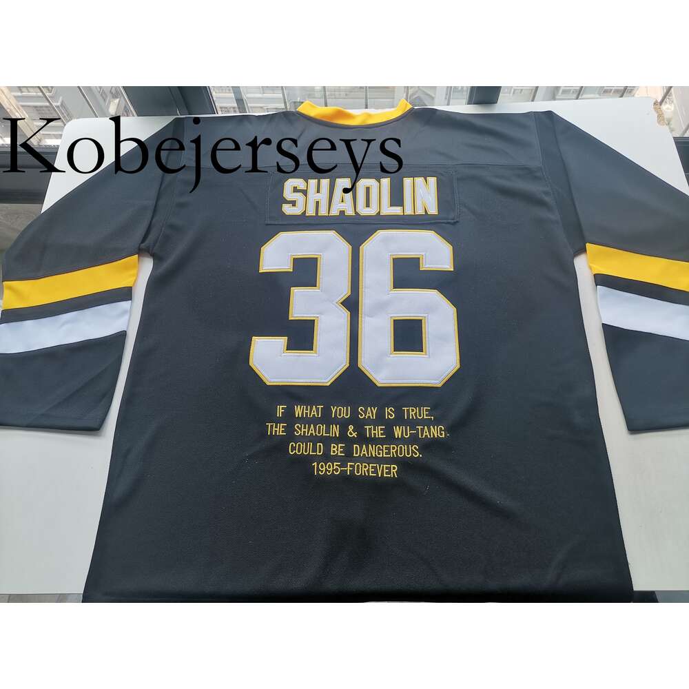 Kob Hockey jerseys Physical photos Wu Wear Shaolin Men Youth Women High School Size S-6XL or any name and number jersey