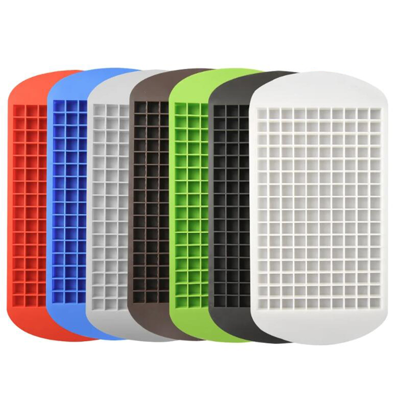160 Grid Silicone Ice Tray Square Summer DIY Fruit Ice Cube Maker Bar Cold Drink Mold Bar Tools