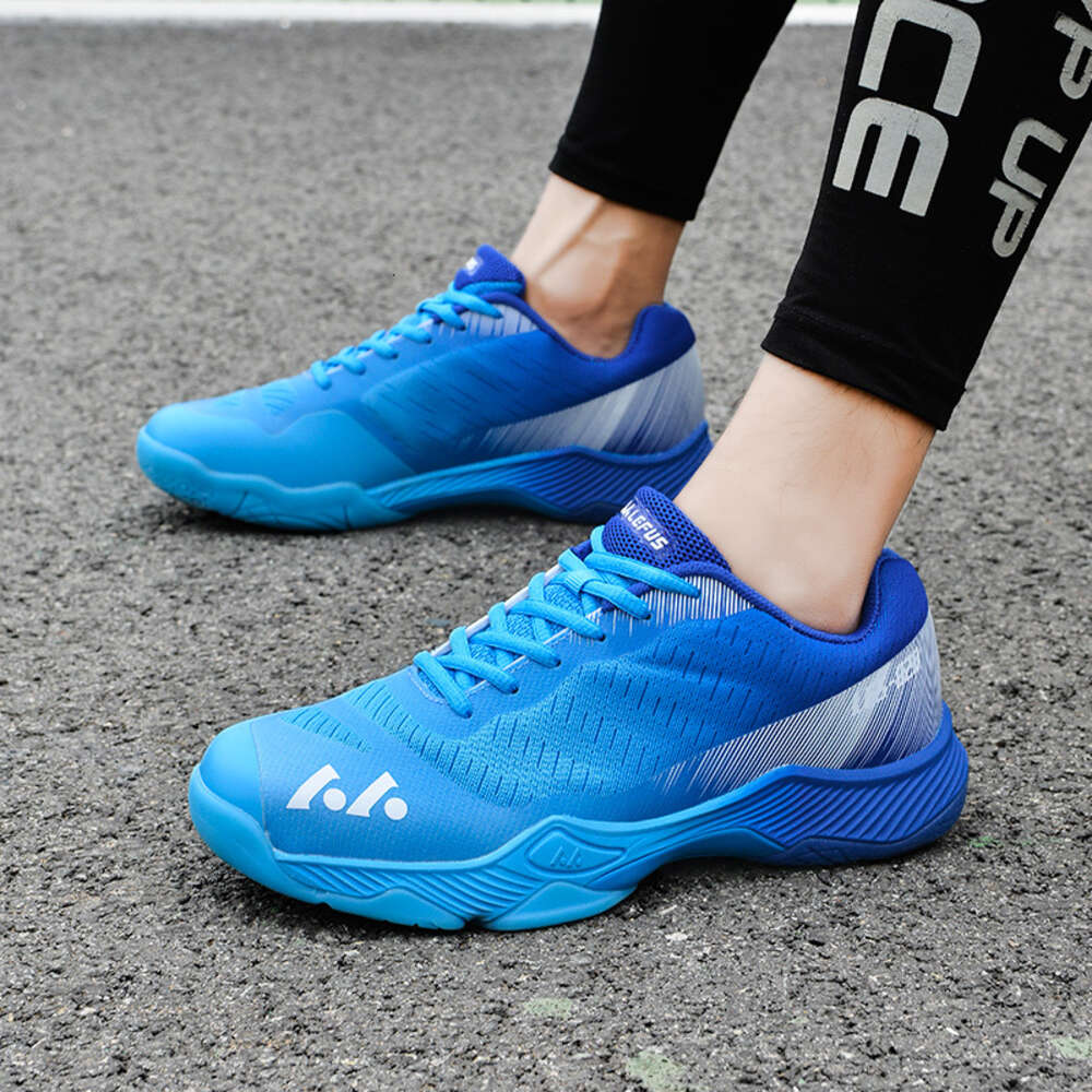 new design microfiber leather upper men's and women's sports tennis breathable non slip badminton shoes