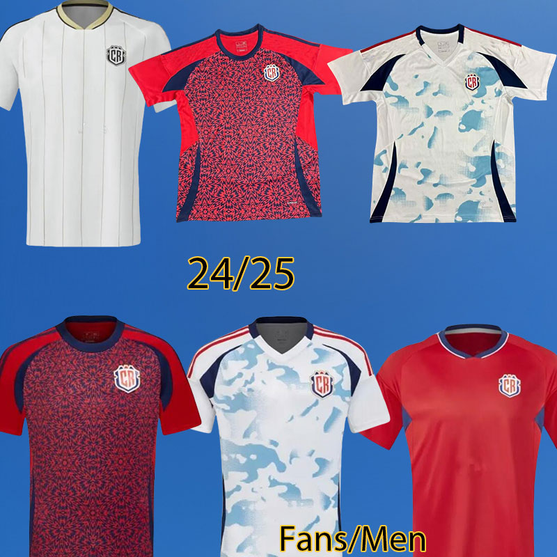 2024 2025 Costa Rica national soccer jerseys TEJEDA VENEGAS MEN KIT national team CONTRERAS CAMPBELL BENNETTE RUIZ AGUILERA SALAS 25 24 home Football Shirt Kits 331
