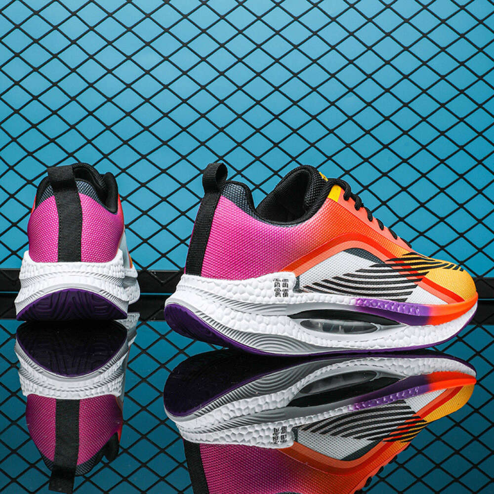 Factory wholesale shock absorption Air cushion sports walking breathable Lightweight mesh running shoes for man women