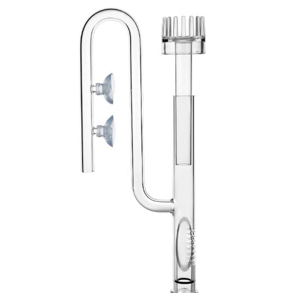 Mini Glass Lily Pipe Skimmer Inflow Filter System Aquarium Fish Tank Supplies Accessories