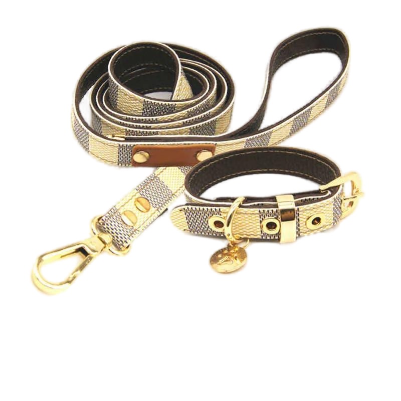 Luxury Dog Leash Luxury Designer Dog Collar for Dogs- Premium Quality Modern Stylish Lead Perfect for Small Medium H0914235b
