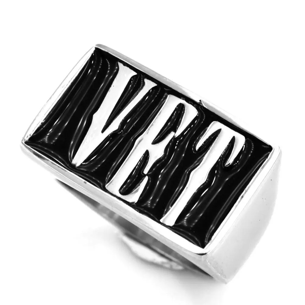 Customized 3 Letters Name Ring Personalized Initials Ring Monogram Gift 240530