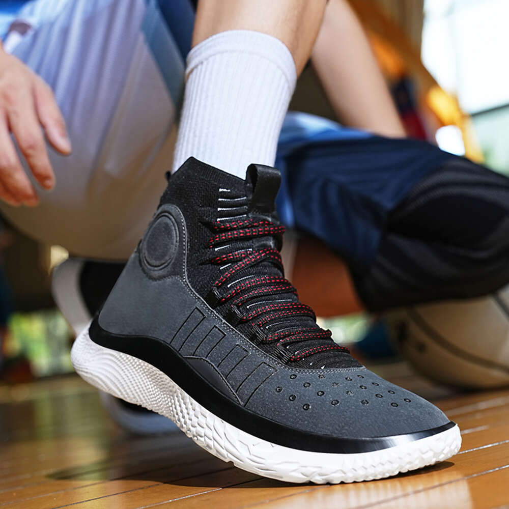 New Arrived 2023 Professional Quality High Top fly Woven Basketball Shoes