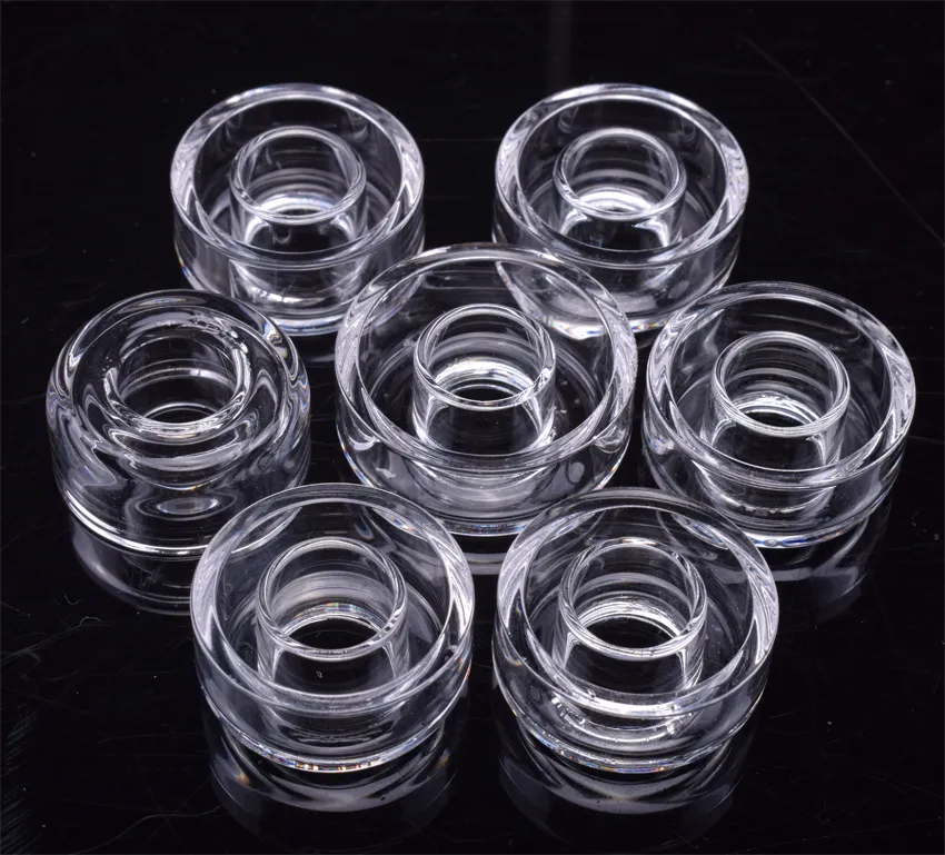 Hybird Titanium nail replacement 100% Real Quartz Dish High quality Quartz Dishes for Dnail Oil Rig Enail Bongs Replaceable Quartz Dish LL