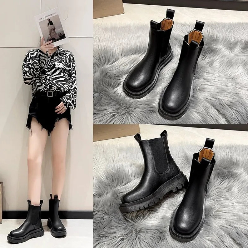 Thicken Winter Knight Boots Women Knee High Long Square Heel Boots Retro Thick Motorcycle Boots Black White Botas Mujer 240611