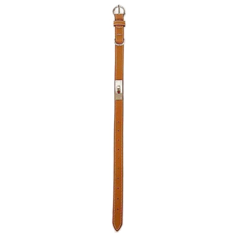 Dog Collar and Leash Set Classic Plaid Pattern Soft Cowhide Leather spike Pet Collars Modern Designer Look for Small Medium Large Pets