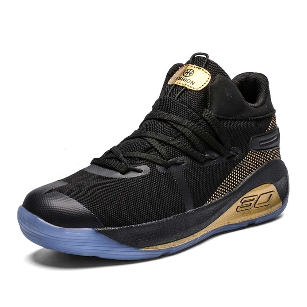 Sneakers Non-slip Wear-resistant High-top Couple Breathable Men's Basketball Shoes