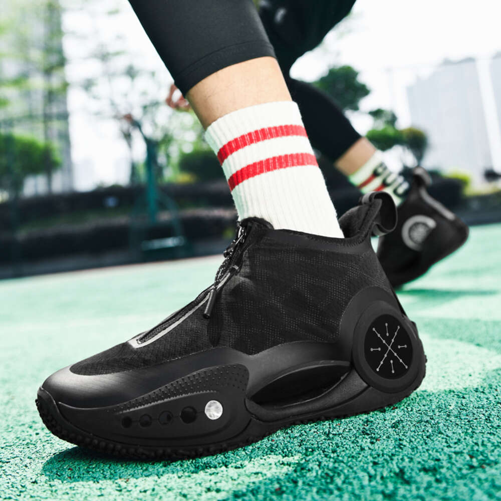 Top Quality high-top shoes wear-resistant non-slip basketball high-elastic sneakers