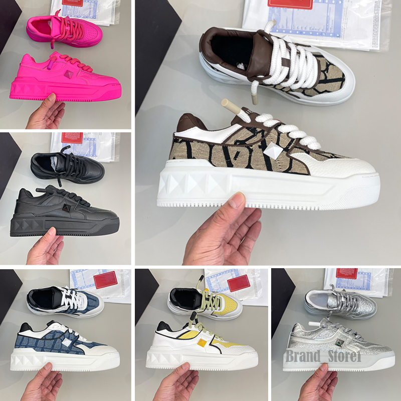Designer one stud Casual shoes platform sneakers outdoor Rubber womens sta Low platform Camo Grey Black Beige Paris Leather Suede sports trainers men shoes 35-45