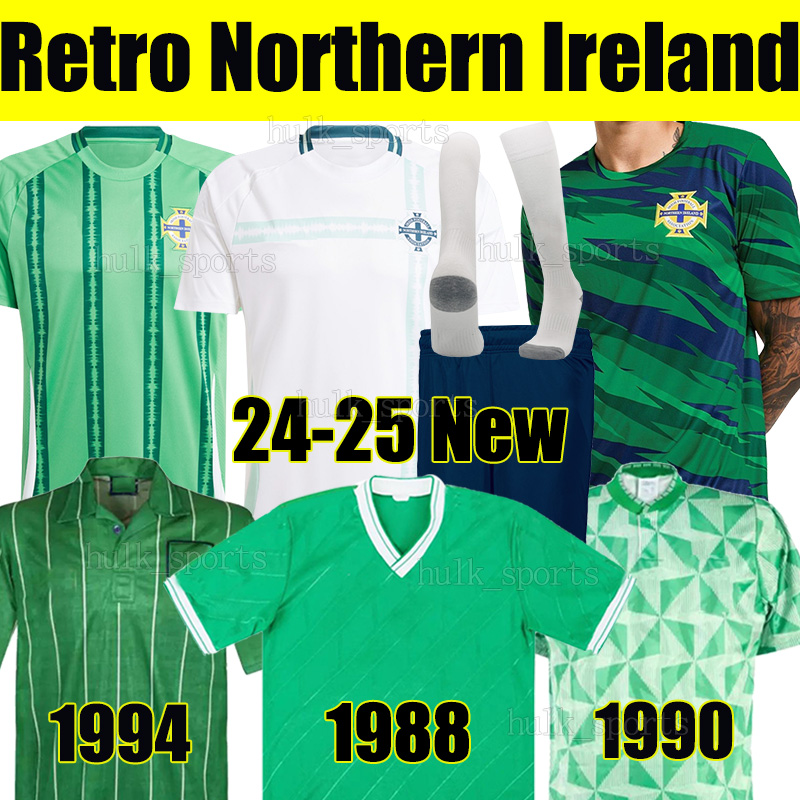 1979 1988 Northern Ireland Retro Soccer Jerseys Classic Vintage 1990 1992 1993 1994 EVANS LEWIS SAVILLE DAVIS WHYTE LAFFERTY McNAIR MAILLOTS 2024 Football Shirt